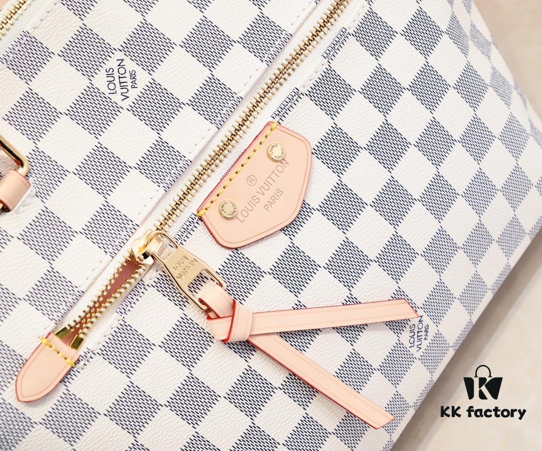 69305a36f09edb6de4c4fa0a Authentic Louis Vuitton M42267 Multifunctional Shoulder Bag in Monogram Canvas, Dual-Tone Yellow Leather Trim, Available in Small and Large Sizes