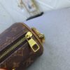69305a58f09edb6de4c4fa35 Upgraded Original M46271 Black Flower Orange Chain, Denim Blue, M31044 Orange, M11542 Monogram, M24849 Multicolored Daisy - Keepall 25 Bag in Reversed Monogram Eclipse Denim Canvas