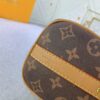 69305a5bf09edb6de4c4fa38 Upgraded Original M46271 Black Flower Orange Chain, Denim Blue, M31044 Orange, M11542 Monogram, M24849 Multicolored Daisy - Keepall 25 Bag in Reversed Monogram Eclipse Denim Canvas
