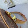 69305a65f09edb6de4c4fa47 Upgraded Original M46271 Black Flower Orange Chain, Denim Blue, M31044 Orange, M11542 Monogram, M24849 Multicolored Daisy - Keepall 25 Bag in Reversed Monogram Eclipse Denim Canvas