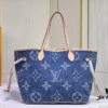 69305a75f09edb6de4c4fa63 Upgraded Original M40995 Medium Denim Jacquard Shopping Tote Bag 💋💋 Louis Vuitton New Neverfull, A Fresh Interpretation of the Iconic Handbag Exploring Refined Interior Details