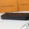 ZIPPY VERTICAL Wallet m80505 Black Embossed Pattern (Print)