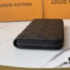 ZIPPY VERTICAL Wallet m80505 Black Embossed Pattern (Print)
