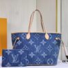 69305a86f09edb6de4c4fa76 Upgraded Original M40995 Medium Denim Jacquard Shopping Tote Bag 💋💋 Louis Vuitton New Neverfull, A Fresh Interpretation of the Iconic Handbag Exploring Refined Interior Details