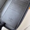 ZIPPY VERTICAL Wallet m80505 Black Embossed Pattern (Print)