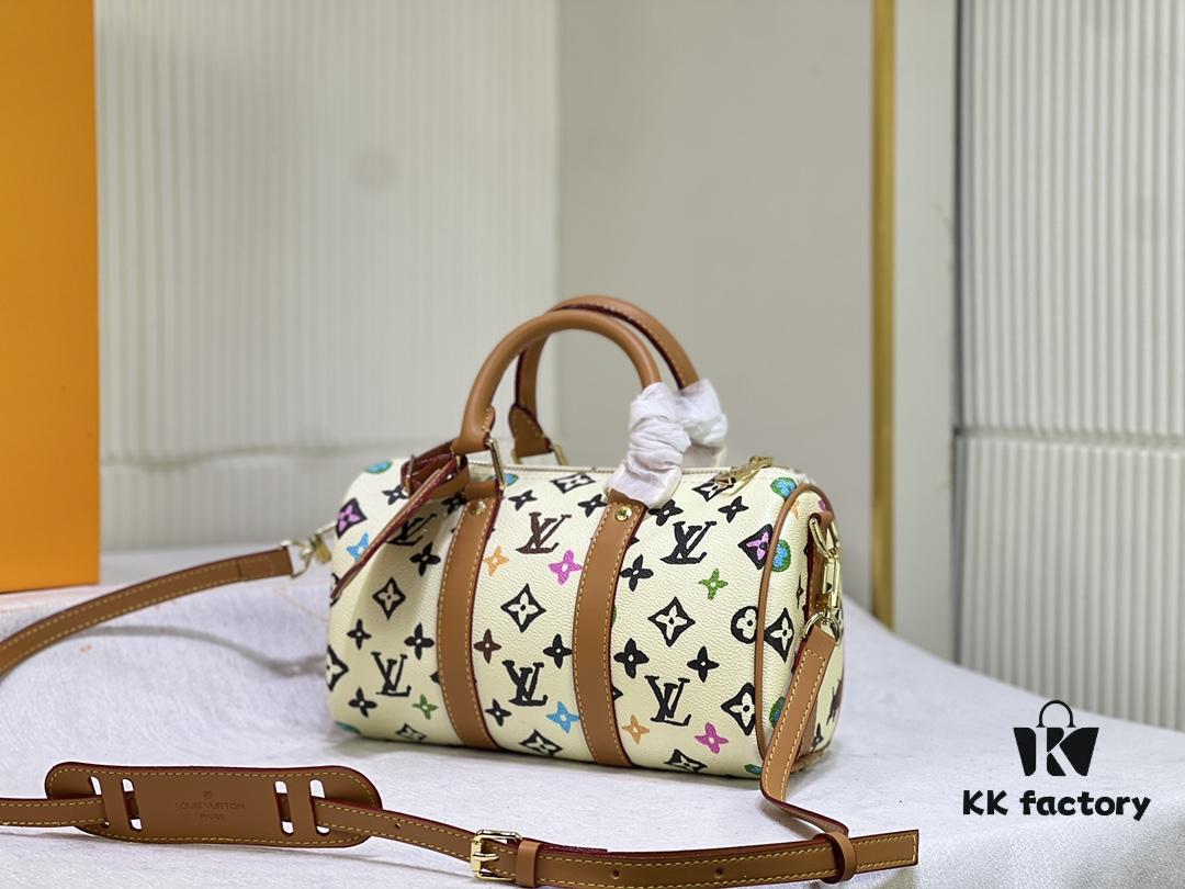 69305a8ff09edb6de4c4fa84 M24849 White Color Black Color Pillow Bag