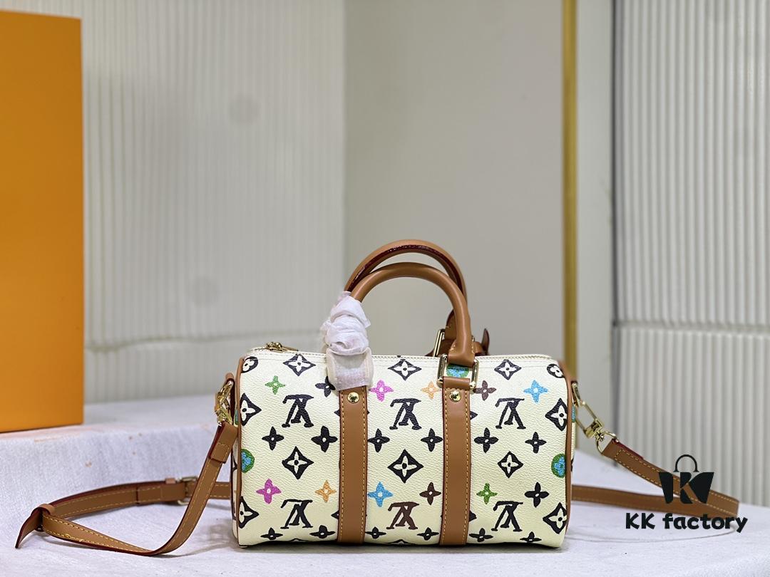 69305a90f09edb6de4c4fa88 M24849 White Color Black Color Pillow Bag