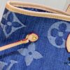 69305a98f09edb6de4c4fa96 Upgraded Original M40995 Medium Denim Jacquard Shopping Tote Bag 💋💋 Louis Vuitton New Neverfull, A Fresh Interpretation of the Iconic Handbag Exploring Refined Interior Details