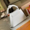 69305aabf09edb6de4c4fab2 Top Grade Complete Packaging 【Premium Original Leather M22203💋 N93429 White Shiny Crocodile-Texture with Gold Clasp】