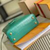 Capucines Mini Bag in Crocodile-Embossed Leather with Gold-Tone Hardware