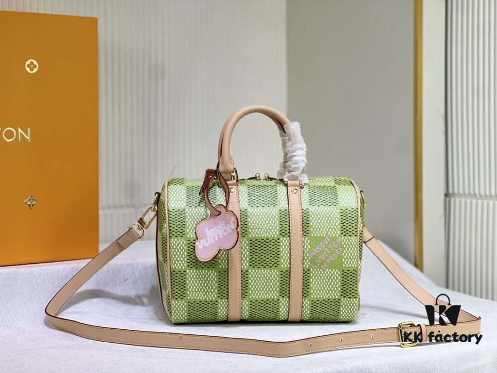 69305aaff09edb6de4c4fab8 M46466 Keepall Bandoulière 35 Handbag from the Louis Vuitton x Tyler Collaboration Collection