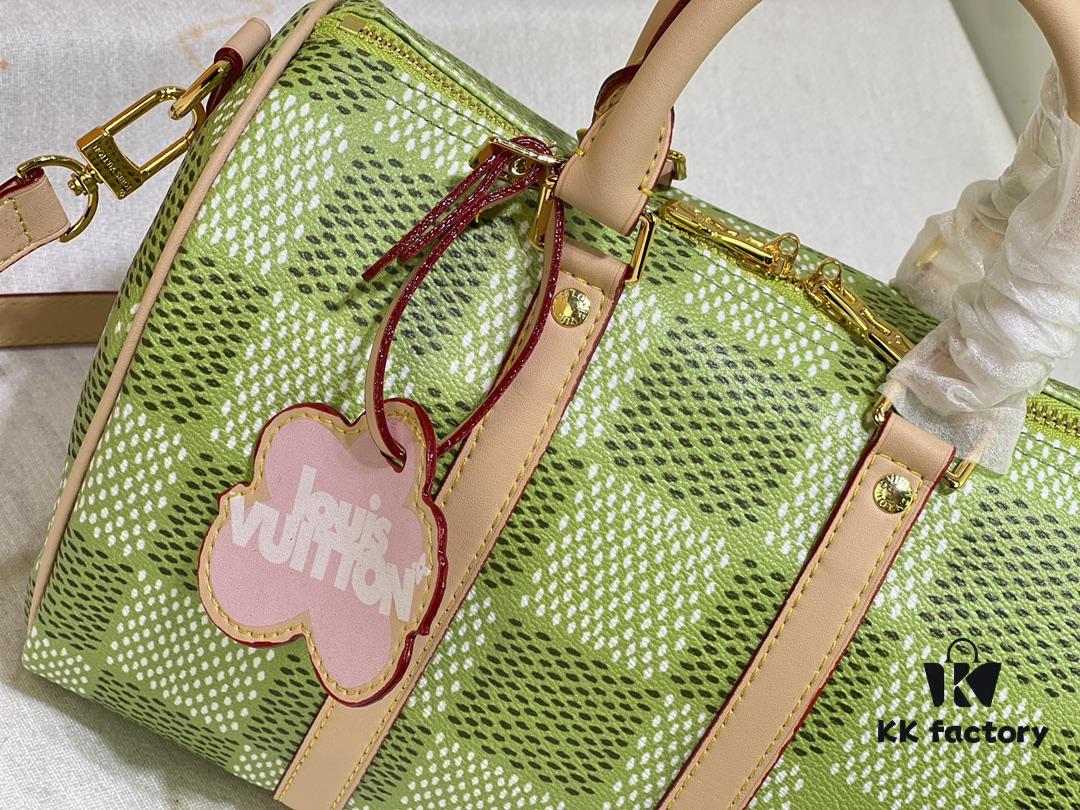 69305ab0f09edb6de4c4fabc M46466 Keepall Bandoulière 35 Handbag from the Louis Vuitton x Tyler Collaboration Collection