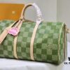 69305abaf09edb6de4c4face Color-Changing Leather Version 🔥 M40667 M41416 Keepall Bandoulière 50 Travel Bag in Damier Golf Coated Canvas