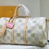 69305ac3f09edb6de4c4fadf Color-Changing Leather Version🔥M40667 M41416 Keepall Bandoulière 50 Travel Bag in Damier Golf Coated Canvas