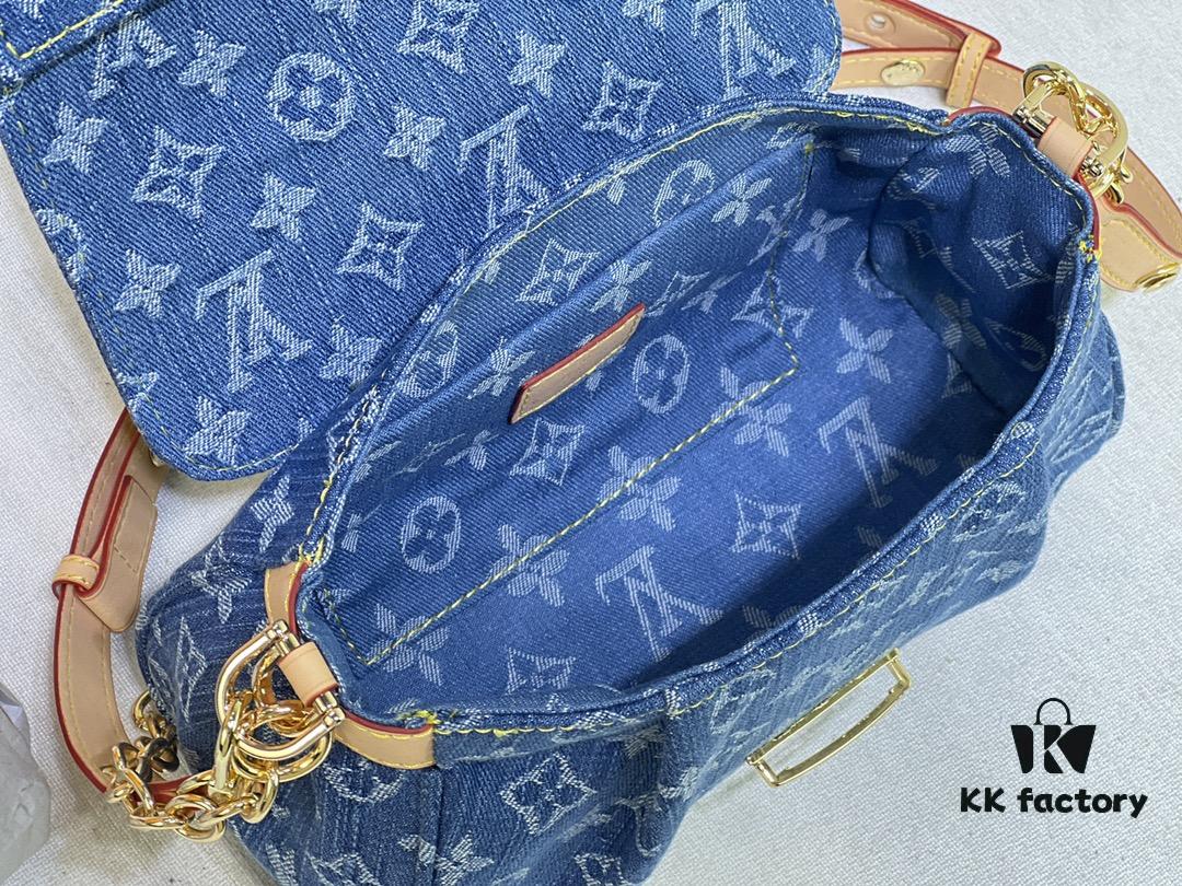 69305ac7f09edb6de4c4fae1 M45859 Denim Favorite Handbag