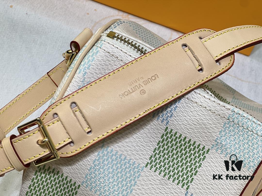 69305acaf09edb6de4c4fae4 Color-Changing Leather Version🔥M40667 M41416 Keepall Bandoulière 50 Travel Bag in Damier Golf Coated Canvas