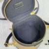 Upgraded Original [Exclusive Real Photo M82952 Monogram Yellow Flower] This Nano Cannes Handbag features a cylindrical silhouette crafted from Monogram canvas, harmoniously echoing the design of a makeup case.