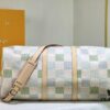 69305adcf09edb6de4c4fb06 Color-Changing Leather Version🔥M40667 M41416 Keepall Bandoulière 50 Travel Bag in Damier Golf Coated Canvas