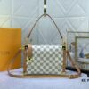 69305ae7f09edb6de4c4fb1c Upgraded Original ✨ M46358 White Check M46907 White Flower Soft Case Series SIDE TRUNK Bag Nicolas Ghesquière Ycc
