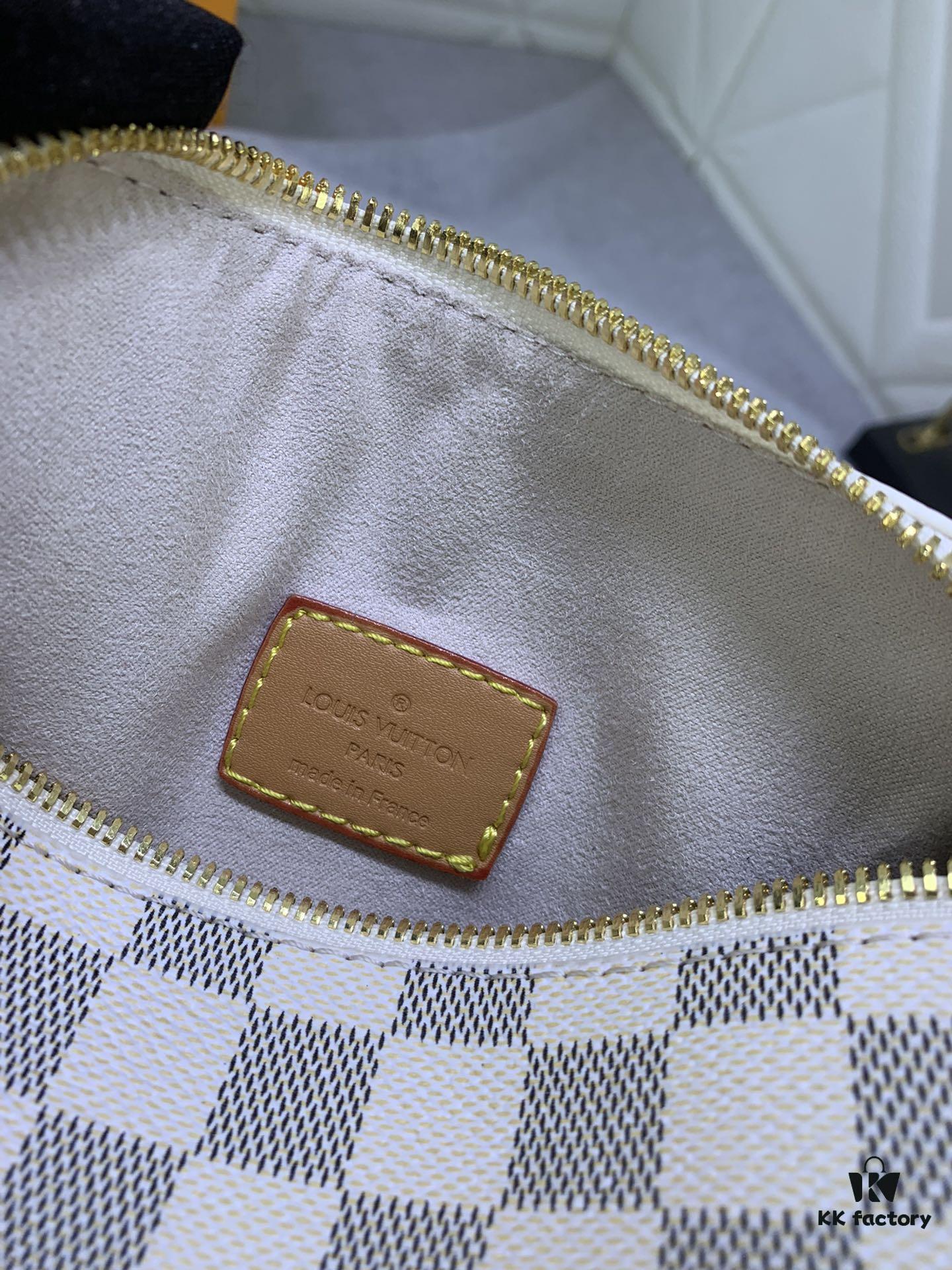 69305aebf09edb6de4c4fb26 Upgraded Original ✨ M46358 White Check M46907 White Flower Soft Case Series SIDE TRUNK Bag Nicolas Ghesquière Ycc