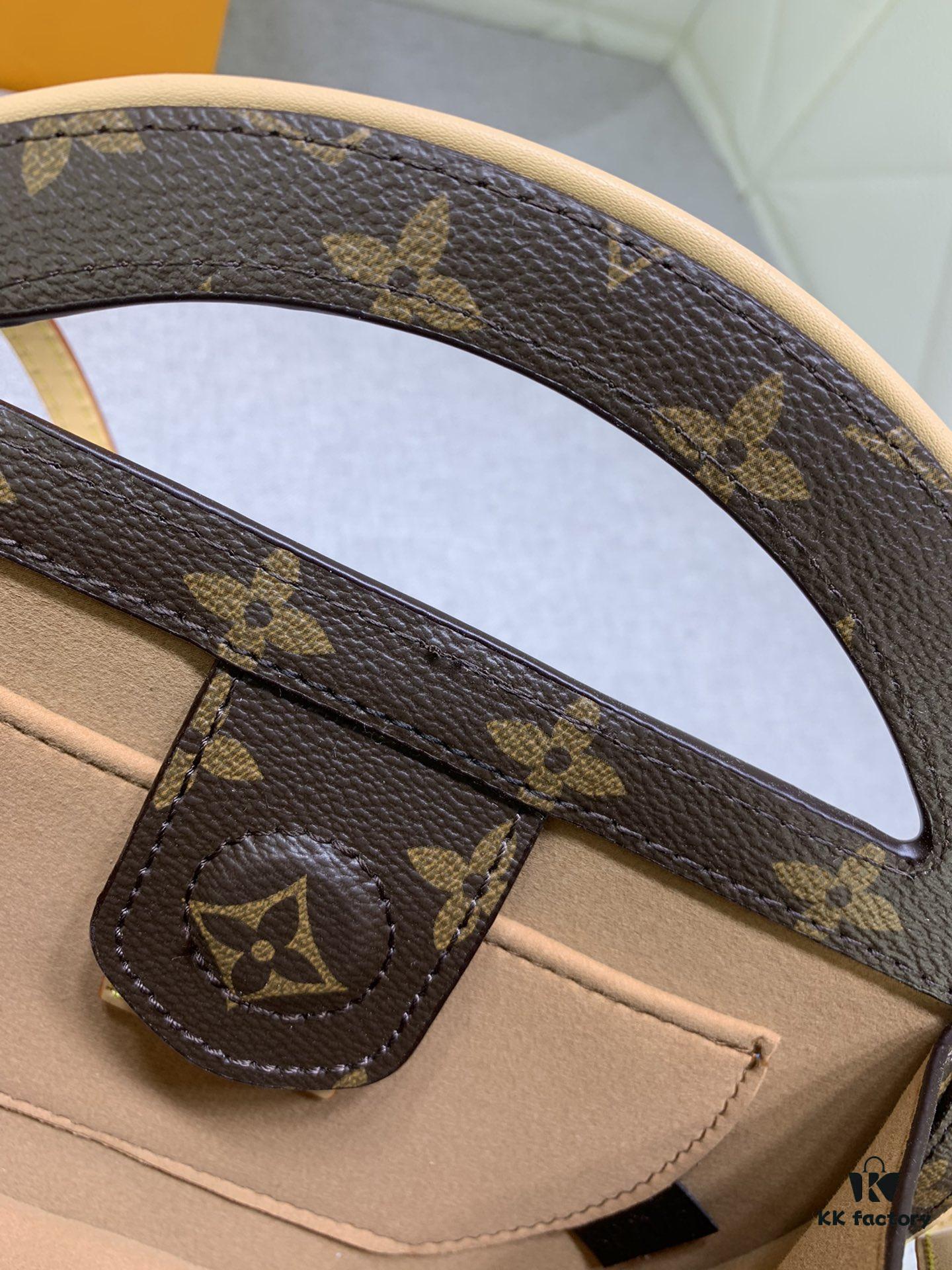 69305aeff09edb6de4c4fb29 Upgraded Original M47117 Monogram Sunflower Women's Round Handbag Around Me Bag
