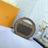 69305af0f09edb6de4c4fb31 Upgraded Original M47117 Monogram Flower Yellow Flower Women's Round Handbag Series Around Me Bag