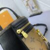 Upgraded Original Version [Exclusive Real Photo M82952 Monogram. Yellow Flower] This Nano Cannes Handbag features a cylindrical silhouette cut from Monogram canvas, echoing the design of a makeup pouch.