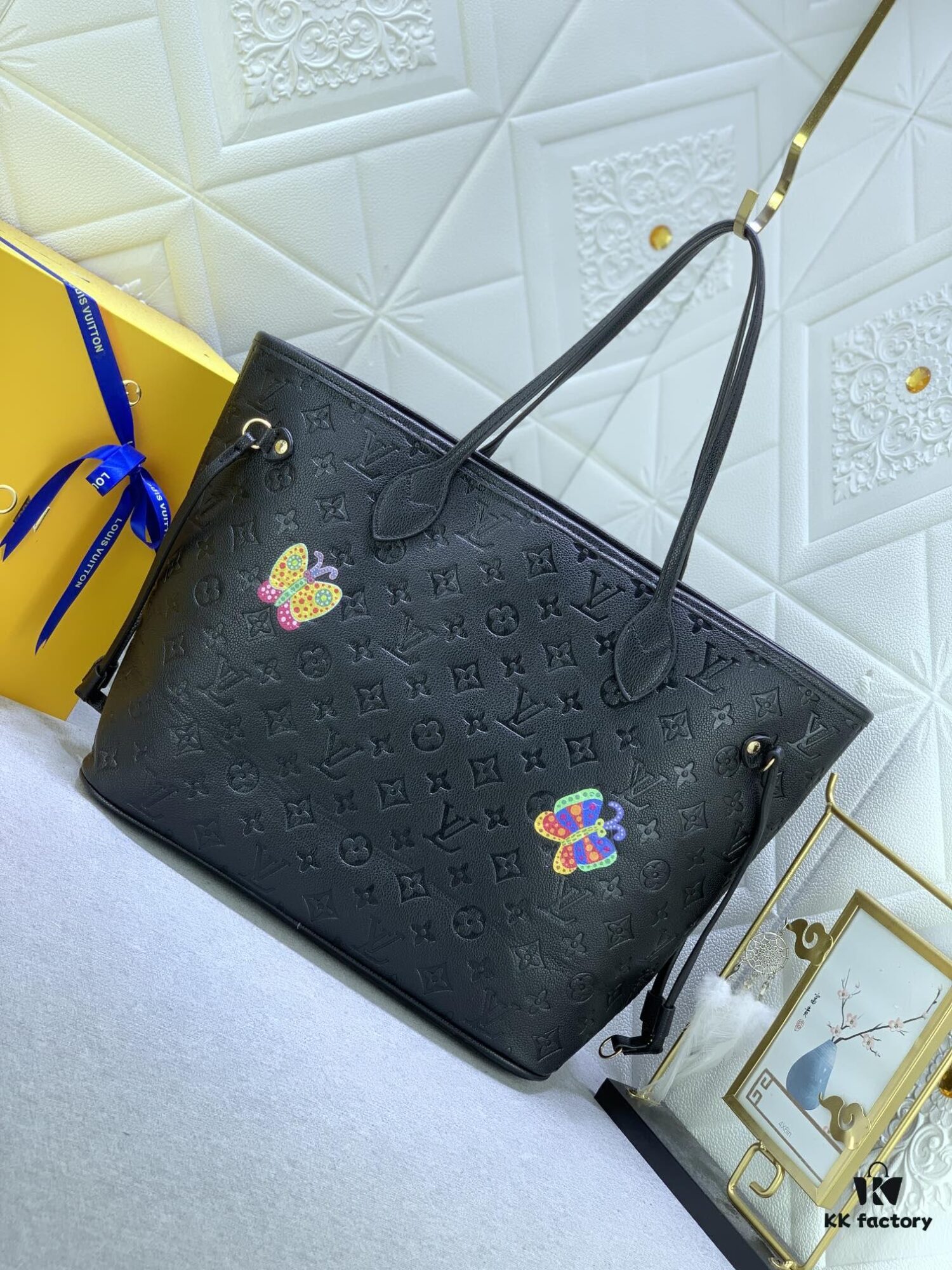 69305b03f09edb6de4c4fb4b Upgraded Original M45686 M40995 New Print Classic Shopping Tote Louis Vuitton Neverfull