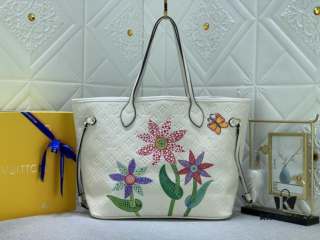 69305b04f09edb6de4c4fb4c Upgraded Original M45686 M40995 New Print Classic Tote Bag Louis Vuitton Neverfull