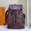 69305b0ff09edb6de4c4fb5e M21978 41379 LV x YK Christopher Dot Print Backpack