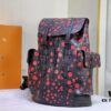 69305b10f09edb6de4c4fb62 M21978 41379 LV x YK Christopher Dot Print Backpack