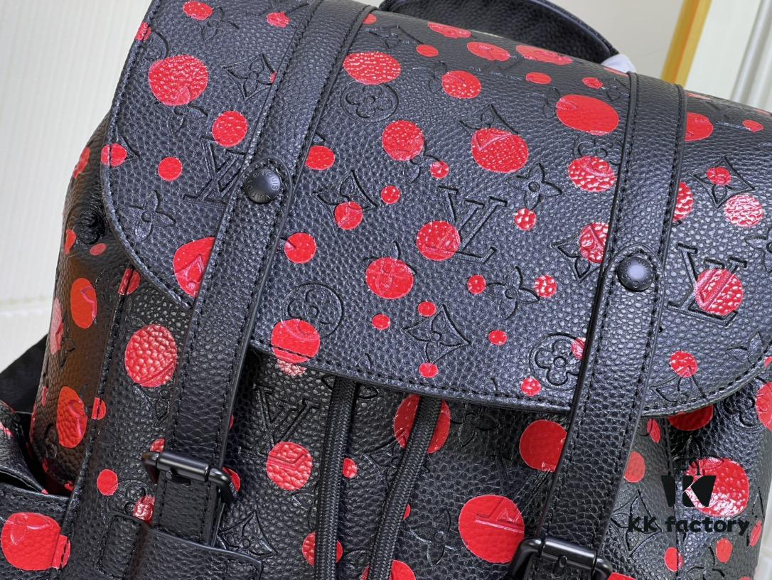 69305b11f09edb6de4c4fb66 M21978 41379 LV x YK Christopher Dot Print Backpack