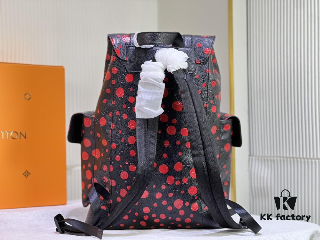 69305b11f09edb6de4c4fb67 M21978 41379 LV x YK Christopher Dot Print Backpack