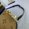 Upgraded Original Version [Exclusive Real Photo M82952 Monogram. Yellow Flower] This Nano Cannes Handbag features a cylindrical silhouette cut from Monogram canvas, echoing the design of a makeup pouch.