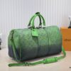 69305b40f09edb6de4c4fbc0 Louis Vuitton Keepall Bandoulière 41 in Taurillon Illusion Leather