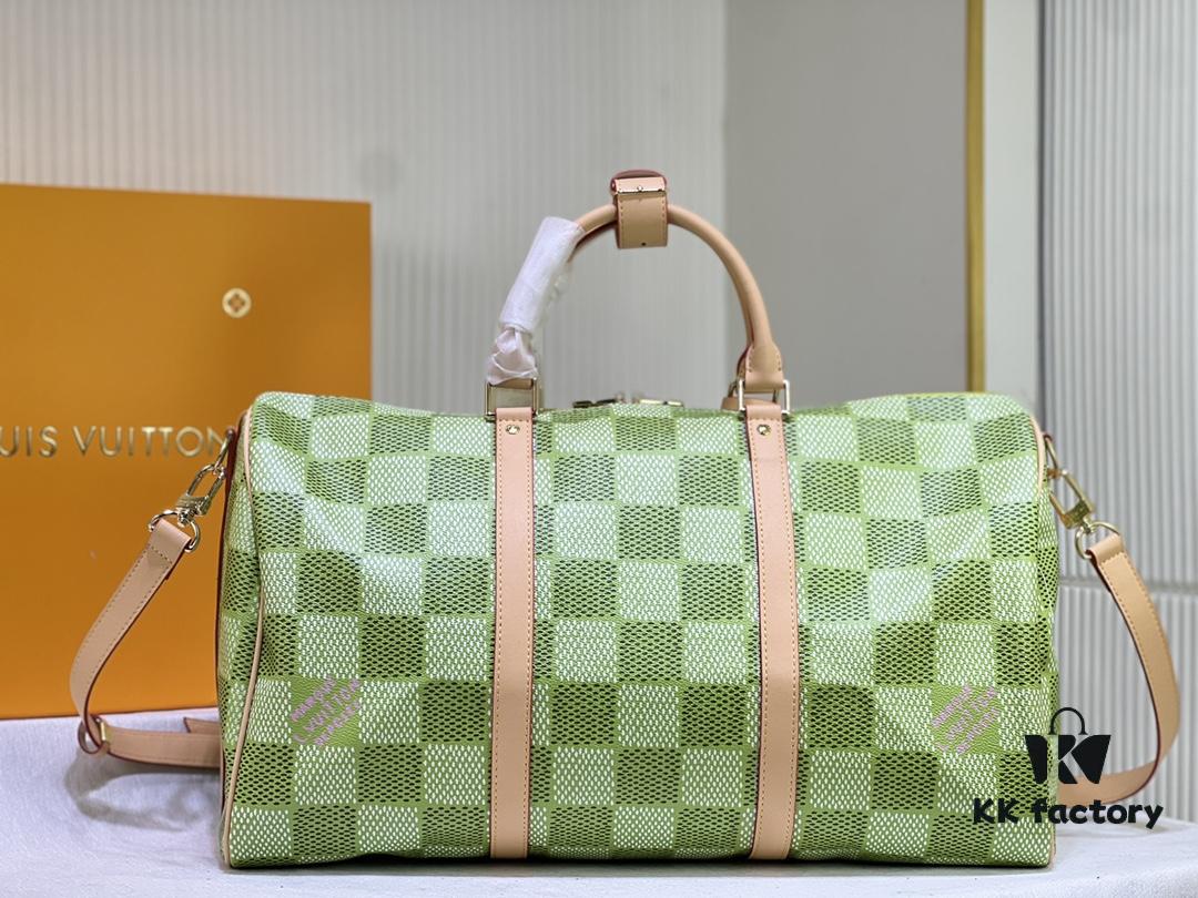 69305b68f09edb6de4c4fc0b M40667 M41416 Keepall Bandoulière 50 Travel Bag in Damier Golf Coated Canvas