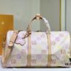 69305b69f09edb6de4c4fc0f M40667 M41416 Keepall Bandoulière 50 Travel Bag in Damier Golf Coated Canvas