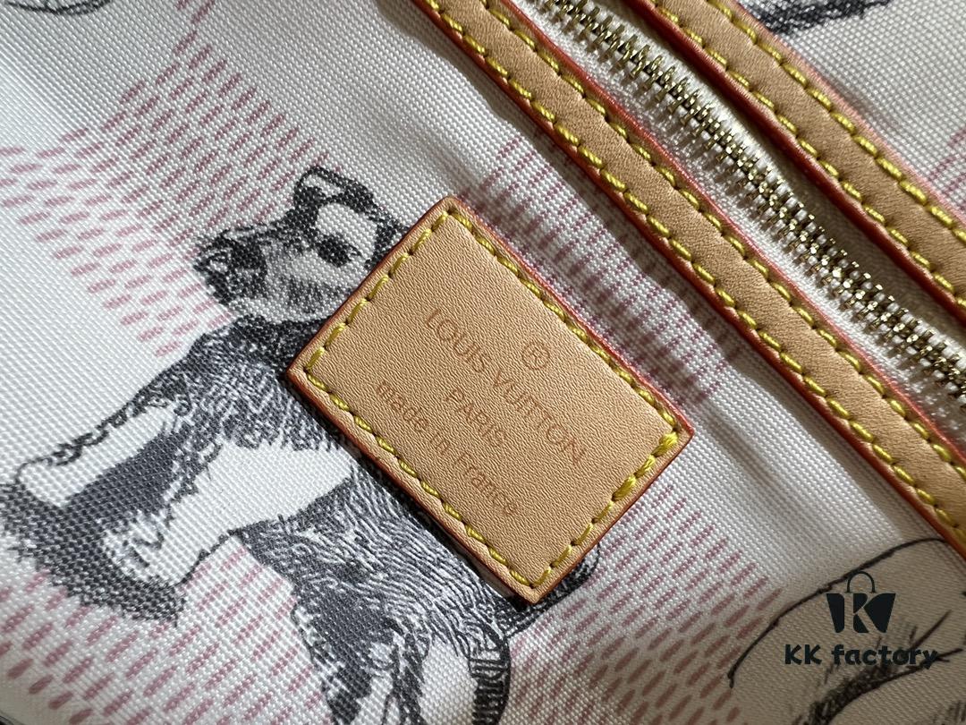 69305b71f09edb6de4c4fc1b M40667 M41416 Keepall Bandoulière 50 Travel Bag in Damier Golf Coated Canvas