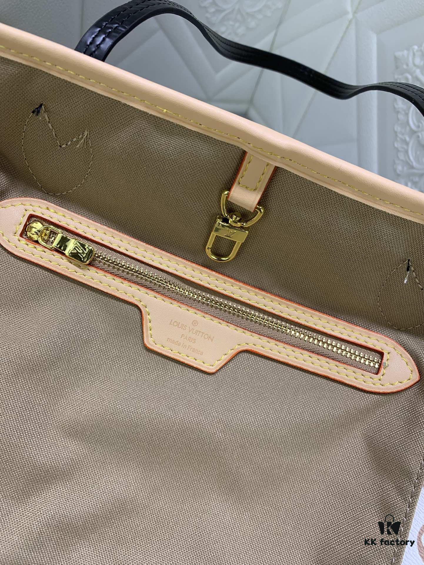 69305b8cf09edb6de4c4fc50 White Flower Mother-Child Bag ๐๐ Classic Shopping Tote ๐๐ Louis Vuitton New Neverfull