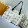 69305b90f09edb6de4c4fc56 White Flower Mother-Child Bag 🎀🎀 Classic Shopping Tote 💋💋 Louis Vuitton New Neverfull