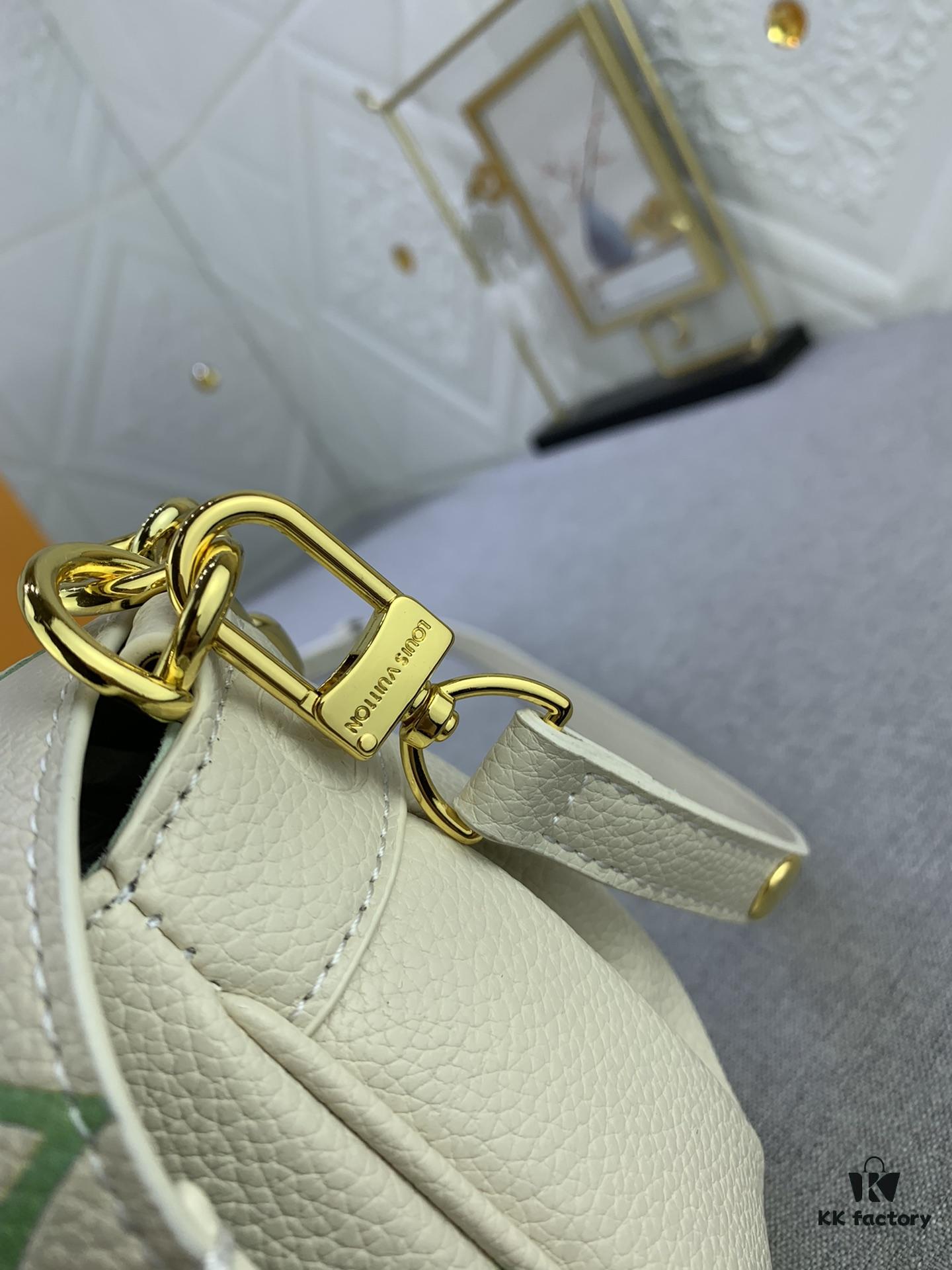 69305bb0f09edb6de4c4fc7a Upgraded Original Version (Inspired by Authentic) ✨‼️ M46393 White Embossed Pink, M45813 Black Quilted, M45859 Black Imprinted, M45836 Elephant Gray, White Imprinted, White Quilted 👏👏 Favorite Bag in Soft Grained Leather with Oversized Monogram Embossing