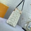 69305be3f09edb6de4c4fcb8 White Flower Mother-Child Bag 🎀🎀 Classic Shopping Tote 💋💋 Louis Vuitton New Neverfull
