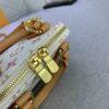 Upgraded Original [Alma Nano Shell Handbag] M82717 Damier M46895 White Flower
