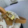 Upgraded Original [Alma Nano Shell Handbag] M82717 Damier M46895 White Flower