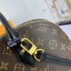 Upgraded Size Original M53151 M53152 Monogram N41221 Non-Checkered Alma Bag in Black Leather