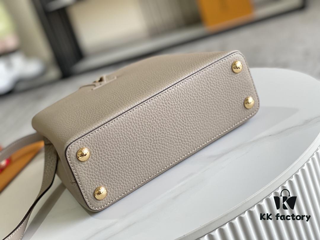 Top Grade Full Set Packaging [Premium Original Factory Leather 💋 M 94428 Small Size M94517 Elephant Gray with Gold Hardware]