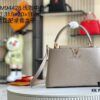 69305bfdf09edb6de4c4fce8 Premium Full Set Packaging 【Top Grade Original Leather 💋 M94428 Elephant Gray Medium with Gold Hardware】