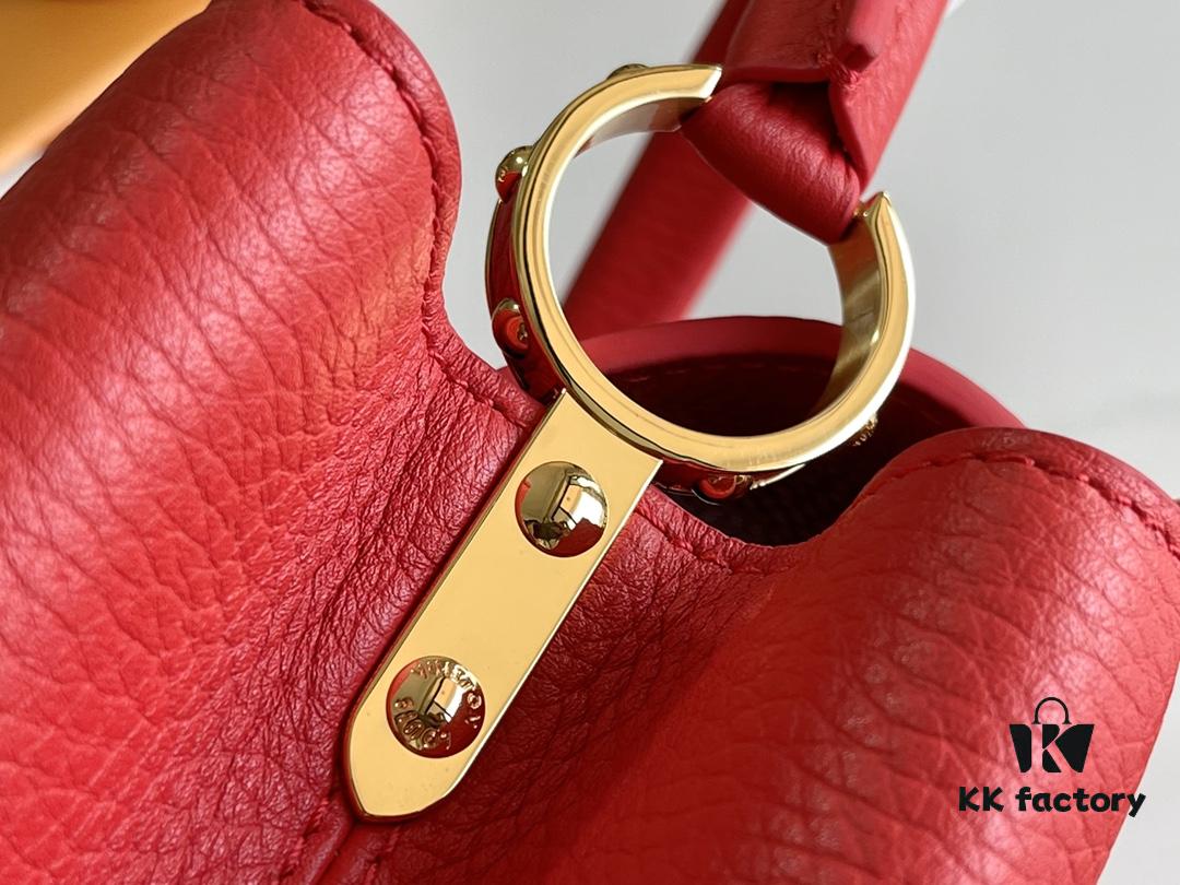 Premium Full Set Packaging [Top Quality Original Factory Leather 💋 M43935 Red Mini Gold Hardware]
