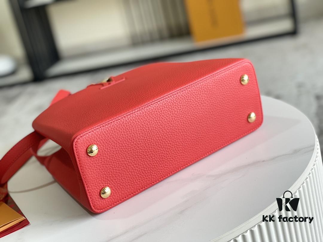 69305c0ff09edb6de4c4fd06 Top Grade Full Set Packaging 【Premium Original Factory Leather 💋 M43935 M42259 Red Medium with Gold Hardware】