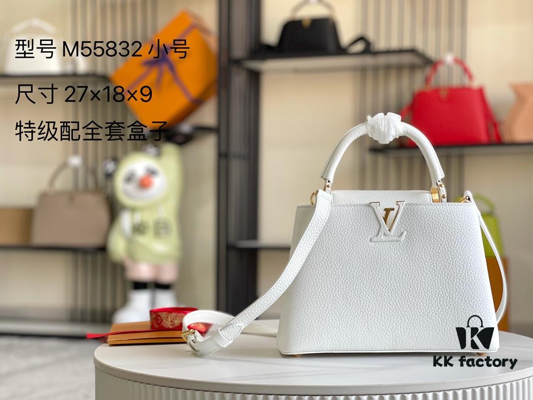 69305c10f09edb6de4c4fd0a Top Grade Full Set Duty-Free Packaging 【💋 M55832 M94517 White Gold Buckle】